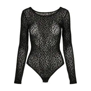 Urban Classics - Bodysuit Spitzendetail für Damen (Schwarz)