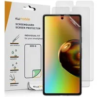 kwmobile Displayschutzfolie 3x Folie matt für Google Pixel 7a, 3 Stück, Schutzfolie Anti-Fingerabdruck Displayschutz Displayfolie entspiegelt