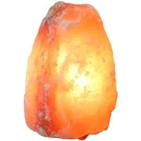 Wagner Life Design Salzkristall-Tischlampe Rock, Leuchtmittel wechselbar, Warmweiß, Handgefertigt - jeder Stein ein Unikat, H: ca.18 cm, ca.2-3 kg