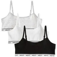 Next Crop-Top 3er-Pack verkürzte Trägertops (3-tlg)
