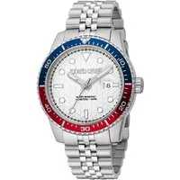 roberto cavalli Quarzuhr Uomo Trend II RC5G084M1055, Armbanduhr, Herrenuhr, Edelstahlarmband, analog, Tag
