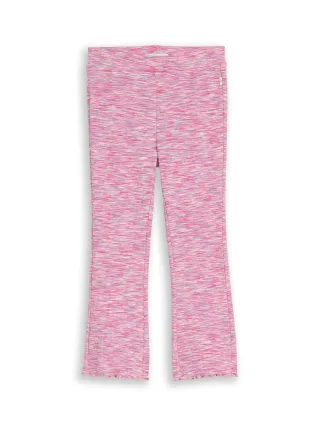 tom tailor kids - Flared Leggings mit Rippstruktur pink space dye texture - Gr. - 128