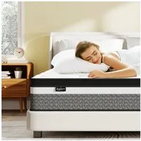 Taschenfederkernmatratze H3 – 7-Zonen orthopädische Matratze 180 x 200 cm, Bednew, 31 cm hoch, mit Comfort Memory-Schaum Schicht. Inklusive 101 Nächte Probeschlafen.