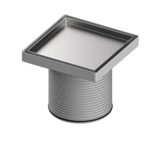 TECEdrainpoint S Rostrahmen 3660011 142x142mm, Edelstahl, Design plate