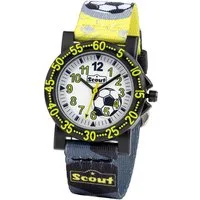 Scout Quarzuhr Fußball 164000214, Armbanduhr, Kinderuhr, Junge, analog