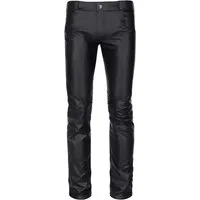 Regnes Fetish Planet Lederimitathose Herren-Hose in schwarz - M