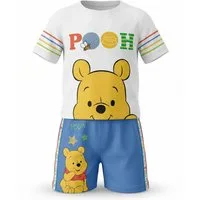 Disney Kurzarmwickelbody Winnie der Pooh Baby Sommerset T-Shirt plus Shorts Gr. 62 bis 86