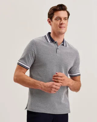 Ted Baker Phenes Herren Regular Fit Texturiertes Polo