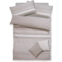 s.Oliver Bettwäsche Fenja in Gr. 135x200 oder 155x220 cm, Renforcé, 2 teilig, gestreifte Bettwäsche, mit GRATIS-Zugabe: 2x Kissenhüllen