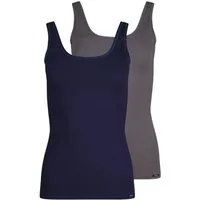 Skiny Unterhemd Cotton Advantage (2er Pack) bequem, weich, basic, eng, Baumwollmix
