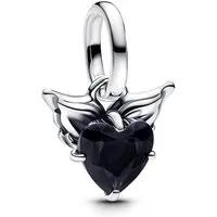 Pandora Charm-Einhänger Mini-Charm-Anhänger Geflügeltes Herz, 925er Silber von PANDORA ME