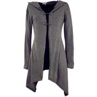 Guru-Shop Langjacke Lange Strickjacke, Strickmantel mit weiter..