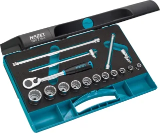 HAZET Steckschlüssel-Satz (3/8 Zoll) 16-teilig - 880ZN-1