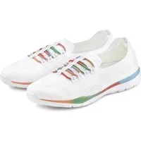 LASCANA Slipper, Halbschuh, Slip-On-Sneaker, Sneaker aus leichtem Textil-Material VEGAN