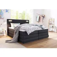 COLLECTION AB Boxspringbett Ninoni, inkl. Bettkasten, Topper und wahlweise mit LED-Beleuchtung