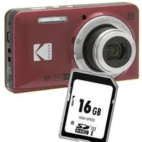 Kodak Kodak FZ55 rot Kleines Angebot Kompaktkamera