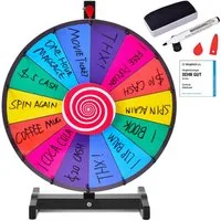 COSTWAY Spiel Glücksrad, für Lotteriespiele Wortspiele