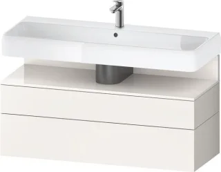 Duravit Qatego Waschtischunterbau wandhängend Weiß Supermatt 1190x470x590 mm - QA4396022840000 QA4396022840000