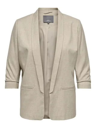 ONLY CARMAKOMA - CARELLY 3/4 BLAZER TLR NOOS White Pepper - Gr. - 54
