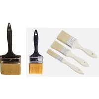 Spectrum Flachpinsel Pinselset 5 Stück flach Holz, (5 St)