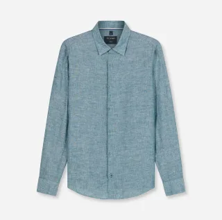 OLYMP - CASUAL D.5427 LINEN smaragd - Gr. - M