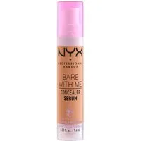 NYX PROFESSIONAL MAKEUP Concealer BARE WITH ME CONALER SERUM, mittlere Deckkraft, kaschiert, rote oder entzündete Hautstellen