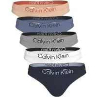 Calvin Klein Underwear Tanga THONG 5PK (Packung, 5-St., 5er-Pack) Mit elastischem Bund