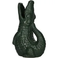Giftcompany Dekovase Croco Vase dunkelgrün 25cm (Vasen)
