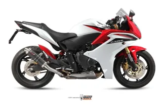 Sport Auspuff MIVV GP Carbon für Honda CBR 600 F Bj. 2011-2013 PC41 mit ABE
