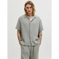 Jack & Jones Kurzarmhemd JORNANTUCKET DOUBLE CLOTH SHIRT SS EA26
