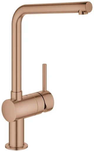 GROHE Einhand-Spültischbatterie Minta 31375 L-Auslauf warm sunset gebürstet, 31375DL0 31375DL0