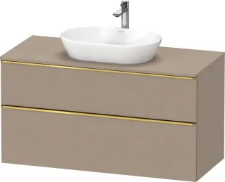 Duravit D-Neo Konsolenwaschtischunterbau wandhängend Leinen Matt 1200x550x664 mm - DE4969034750000 DE4969034750000