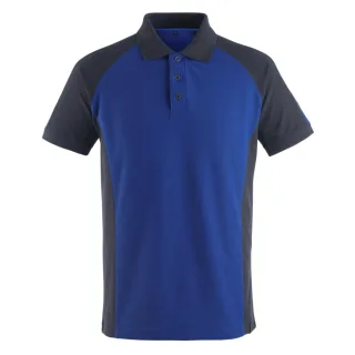 MASCOT Bottrop Polo-Shirt UNIQUE Kornblau / Schwarzblau L - 50569-961-11010-L
