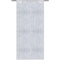 Bestlivings Fadenvorhang, Stangendurchzug, halbtransparent, Fadengardine mit Stangendurchzug (90 x 200cm bis 300 x 250cm)