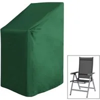 Woltu Gartenmöbel-Schutzhülle, Abdeckung für Gartenstuhl 65x65x120/80cm, Plane UV-Beständig, Grün