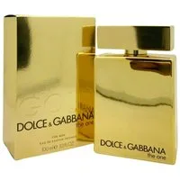 DOLCE & GABBANA Eau de Parfum The One Gold Pour Homme intense EDP Herren Spray, Würzig-holziger Duft mit Blutorange, Vetiver, Salbei und Patchouli