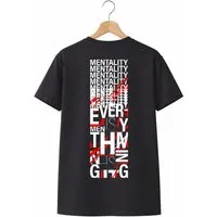 Banco T-Shirt Herren Mentality Shirt Print (Einzelartikel) Elastisches Rippbündchen für hohe Formstabilität.