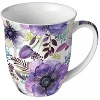 Ambiente Luxury Paper Products Becher Sommer, Blumen, Tiere, Pflanzen, Bäume, Herbst, Mug, Kollektion, 1-tlg., Porzellan Tasse, Becher 0,4 L Lila Traum, Themen Blumen - Pflanzen, Winter, Geburtstag, Hochzeit, Valentinstag, Muttertag, Geschenke