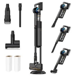 [EU Direct] JIGOO V700 Cordless Vacuum Cleaner with 2.5 L Suction Station, Automatic Dust Emptying, 33KPa Suction Power,