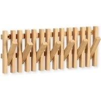 Zeller Present Wandgarderobe zeller Wandgarderobe OSLO LBH 41,50x3,50x16 cm braun Garderobenpaneel
