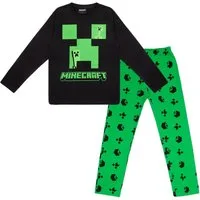 Minecraft Schlafanzug Minecraft Creeper Schlafanzug Pyjama Langarm (Minecraft)
