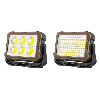 Portable Rechargeable Solar Charging Camping Light 360° Lighting Car Repair With Magnet Flashlight COB Car Maintenance H