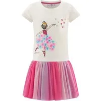 happy girls Sommerkleid mit angesetztem Tüllrock und hochwertigem Frontmotiv