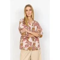 soyaconcept Druckbluse SC-CAM 2 im Tunika-Stil mit floralem Alloverprint