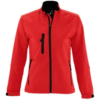 SOLS Womens/Ladies Roxy Soft Shell Jacket (atmungsaktiv, winddicht und wasserabweisend) (Rot)