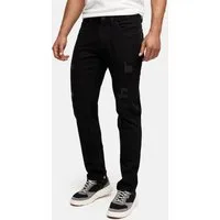 Indicode Regular-fit-Jeans Herren INPlum Jeanshose Destroyed mit Stretch