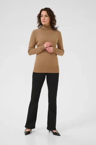 Rollkragen Astrid Slim fit brown