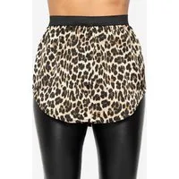 SASSYCLASSY Unterrock Blusenrock aus Spitze für Damen Eleganter Unterrock mit elastischem Bund und Knopfleiste Schwarz
