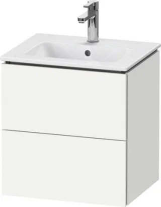 Duravit L-Cube Waschtischunterbau wandhängend Weiß Matt 520x421x550 mm - LC621801818 LC621801818