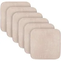 Bestlivings Stuhlkissen Struktur 38x38 cm, verschiedene Farben & Sets, Anti-Rutsch-Rückseite, angenehme Polsterung, für Indoor/Outdoor